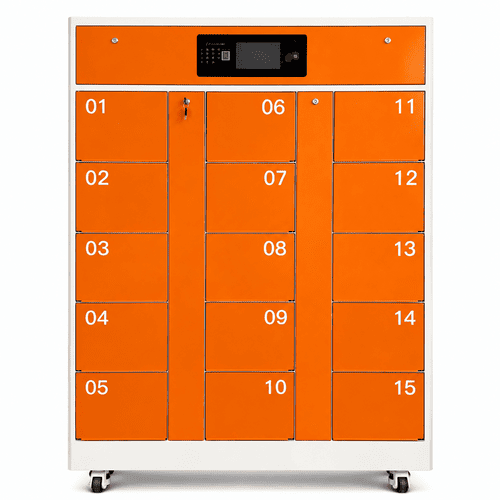 15-bay battery swapping cabinet